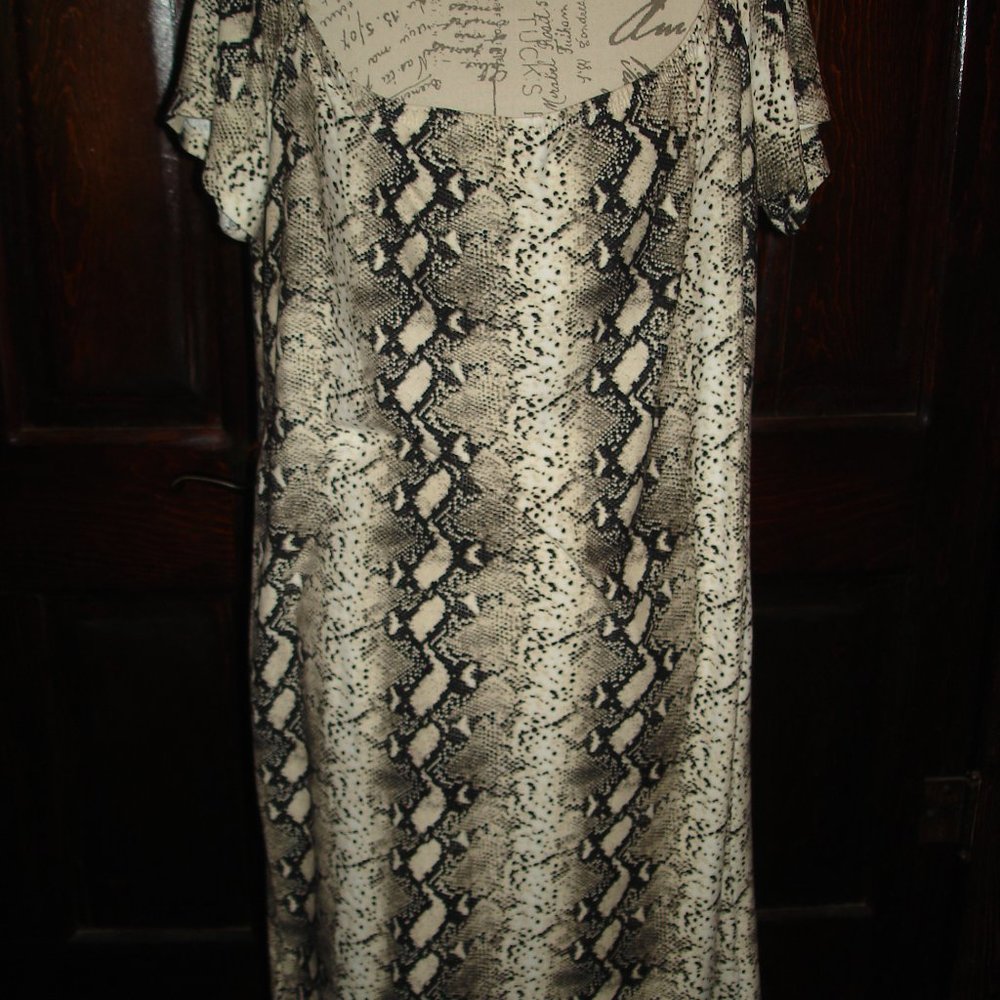 Snake Skin print dress